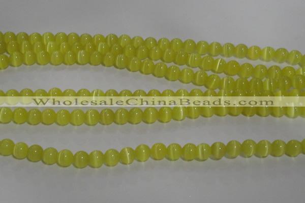 CCT1272 15 inches 5mm round cats eye beads wholesale