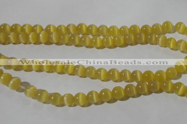 CCT1326 15 inches 6mm round cats eye beads wholesale