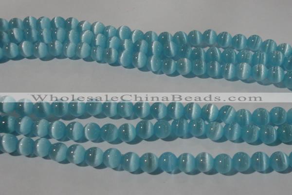 CCT1349 15 inches 6mm round cats eye beads wholesale