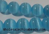 CCT1383 15 inches 7mm round cats eye beads wholesale