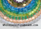 CCT14 10*12mm different color heart cats eye beads Wholesale