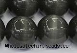 CCT1474 15 inches 14mm round cats eye beads