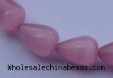 CCT17 14 inches 10*14mm teardrop pink cats eye beads wholesale