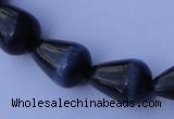 CCT23 14 inches 10*14mm teardrop black cats eye beads wholesale