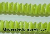 CCT262 15 inches 3*7mm rondelle cats eye beads wholesale