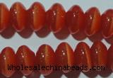 CCT275 15 inches 5*8mm rondelle cats eye beads wholesale