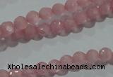 CCT305 15 inches 4mm faceted round cats eye beads wholesale