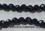 CCT329 15 inches 4mm faceted round cats eye beads wholesale