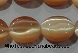 CCT696 15 inches 10*12mm oval cats eye beads wholesale