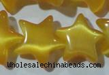 CCT895 15 inches 12mm star cats eye beads wholesale