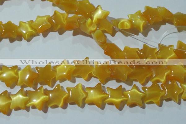 CCT895 15 inches 12mm star cats eye beads wholesale