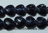 CCT975 15 inches 12*12mm faceted heart cats eye beads wholesale