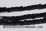 CCU07 15.5 inches 4*4mm cube blue goldstone beads wholesale