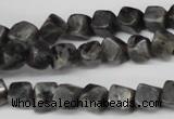 CCU100 15.5 inches 6*6mm cube black labradorite beads wholesale