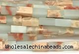 CCU1117 15 inches 2*4mm cuboid imitation sea sediment jasper beads