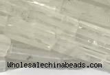 CCU1131 15 inches 4*13mm cuboid white crystal beads