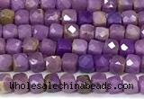 CCU1326 15 inches 2.5mm faceted cube phosphosiderite beads