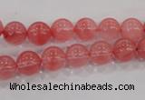 CCY102 15.5 inches 8mm round cherry quartz beads wholesale