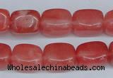 CCY152 15.5 inches 11*15mm cuboid cherry quartz beads wholesale