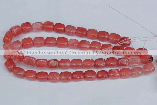 CCY152 15.5 inches 11*15mm cuboid cherry quartz beads wholesale