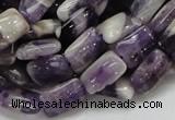 CDA05 15.5 inches 8*12mm rectangle dogtooth amethyst quartz beads