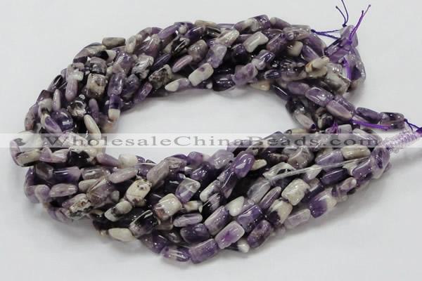 CDA05 15.5 inches 8*12mm rectangle dogtooth amethyst quartz beads