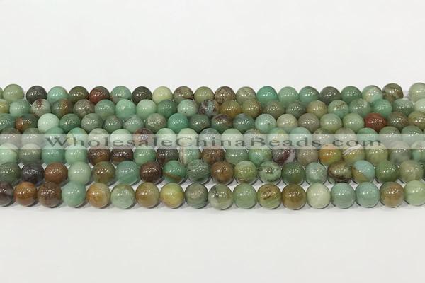 CDB107 15 inches 6mm round new dragon blood jasper beads