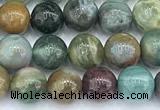 CDB110 15 inches 6mm round new dragon blood jasper beads