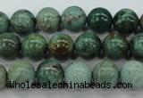 CDB43 15.5 inches 12mm round new dragon blood jasper beads