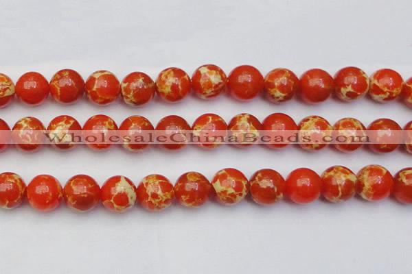 CDE2010 15.5 inches 24mm round dyed sea sediment jasper beads