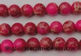 CDE2012 15.5 inches 6mm round dyed sea sediment jasper beads