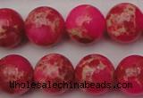 CDE2017 15.5 inches 16mm round dyed sea sediment jasper beads