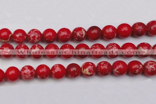 CDE2031 15.5 inches 22mm round dyed sea sediment jasper beads