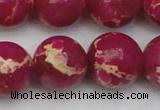 CDE2040 15.5 inches 18mm round dyed sea sediment jasper beads