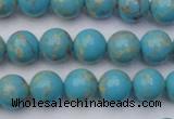 CDE2057 15.5 inches 8mm round dyed sea sediment jasper beads