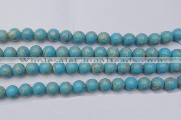 CDE2062 15.5 inches 18mm round dyed sea sediment jasper beads