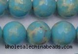 CDE2063 15.5 inches 20mm round dyed sea sediment jasper beads