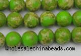 CDE2068 15.5 inches 8mm round dyed sea sediment jasper beads