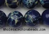 CDE2096 15.5 inches 20mm round dyed sea sediment jasper beads