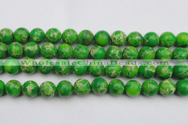 CDE2227 15.5 inches 18mm round dyed sea sediment jasper beads