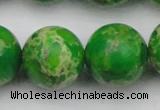 CDE2229 15.5 inches 22mm round dyed sea sediment jasper beads