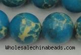 CDE2241 15.5 inches 24mm round dyed sea sediment jasper beads