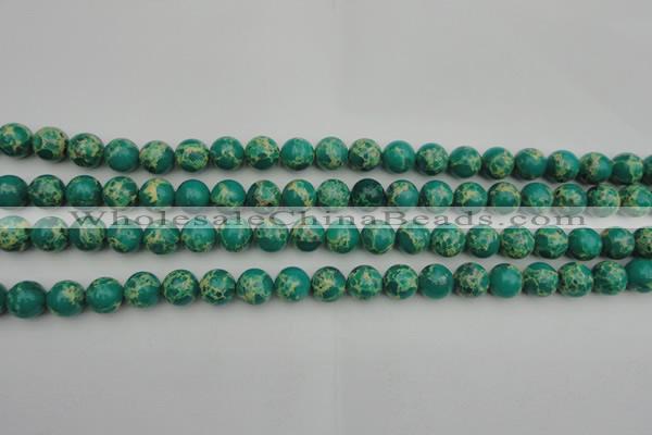 CDE2243 15.5 inches 6mm round dyed sea sediment jasper beads