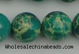 CDE2250 15.5 inches 20mm round dyed sea sediment jasper beads