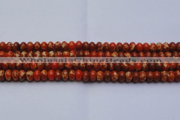 CDE2606 15.5 inches 15*20mm rondelle dyed sea sediment jasper beads