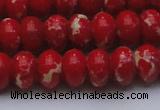 CDE2622 15.5 inches 15*20mm rondelle dyed sea sediment jasper beads