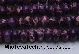 CDE2632 15.5 inches 5*8mm rondelle dyed sea sediment jasper beads