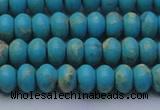 CDE2641 15.5 inches 7*10mm rondelle dyed sea sediment jasper beads