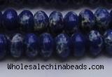 CDE2684 15.5 inches 12*16mm rondelle dyed sea sediment jasper beads