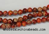 CDE491 15.5 inches 6mm round dyed sea sediment jasper beads